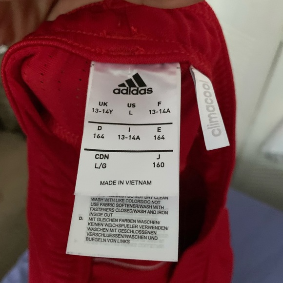 Adidas red track pants - Picture 3 of 3
